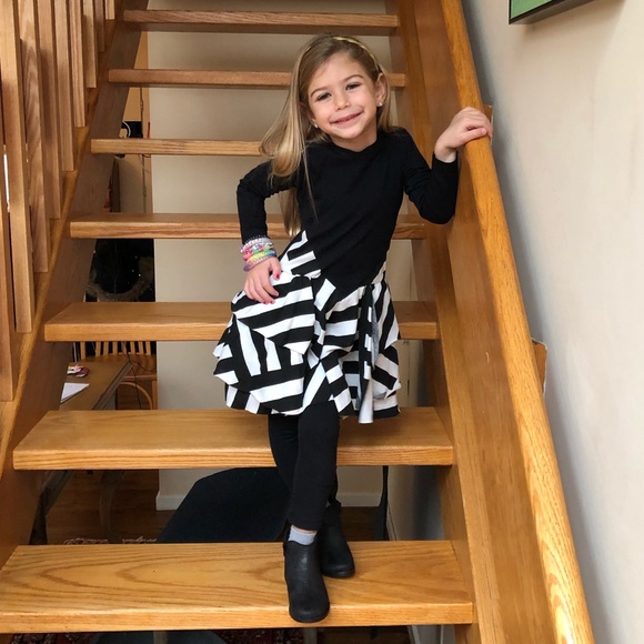 Nununu chevron scarf dress - Picture 5 of 6